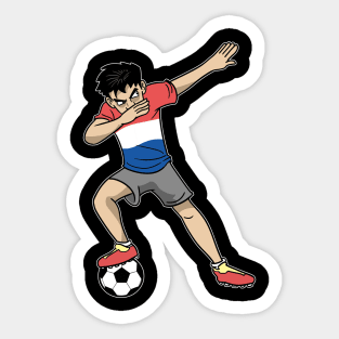 Soccer Netherlands Soccer Player Boys Sticker